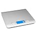 Smart Weigh Digital Food Scale, Multifunctional Electronic Kitchen Food Scale Stainless Steel, Cooking Scale for Food and Baking Ingredient Weight, 11 Pound / 5 Kilogram Capacity (Batteries Included)