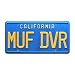 Cheech & Chong’s Up in Smoke | Love Machine | MUF DVR | Metal Stamped Vanity Prop License Plate