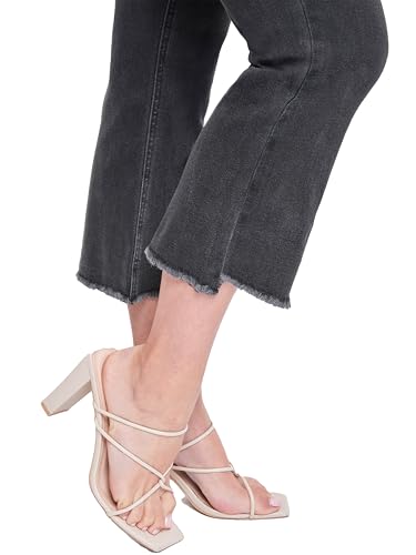 Royalty For Me Womens Women's Curvy Fit High Rise Hi-lo Frayed Hem Jean3