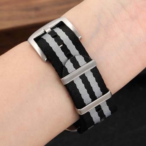 Image of watchdives Nylon Watch Band 20mm 22mm Multicolor Replacement Watch Straps for Men Women