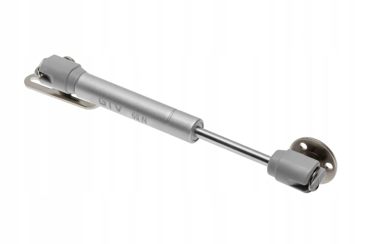 Gtv Silver Satin Cabinet Door Gas Strut Stay 80N 160Mm Soft Close Hinge
