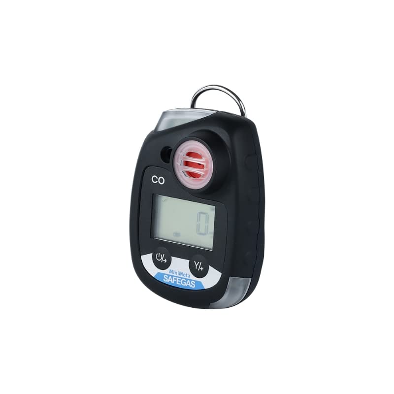 MiniMeta-X Personal Single Gas O2 Detector - Maintenance-Free Oxygen Monitor with 2 Year Battery Life - Portable Gas Alarm for Work Safety