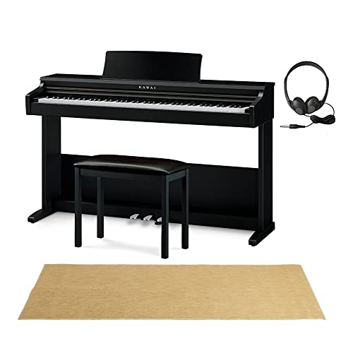 kawai 電子ピアノ　固定椅子&ヘッドホン付き　KDP75-B 楽天市場】KAWAI 電子ピアノ 【固定椅子＆ヘッドホン付き