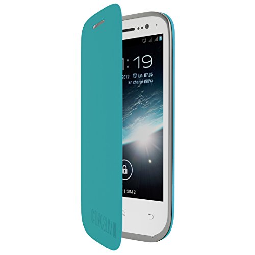 Wiko Etui folio pour Wiko Cink SLIM 1 et 2 Bleu