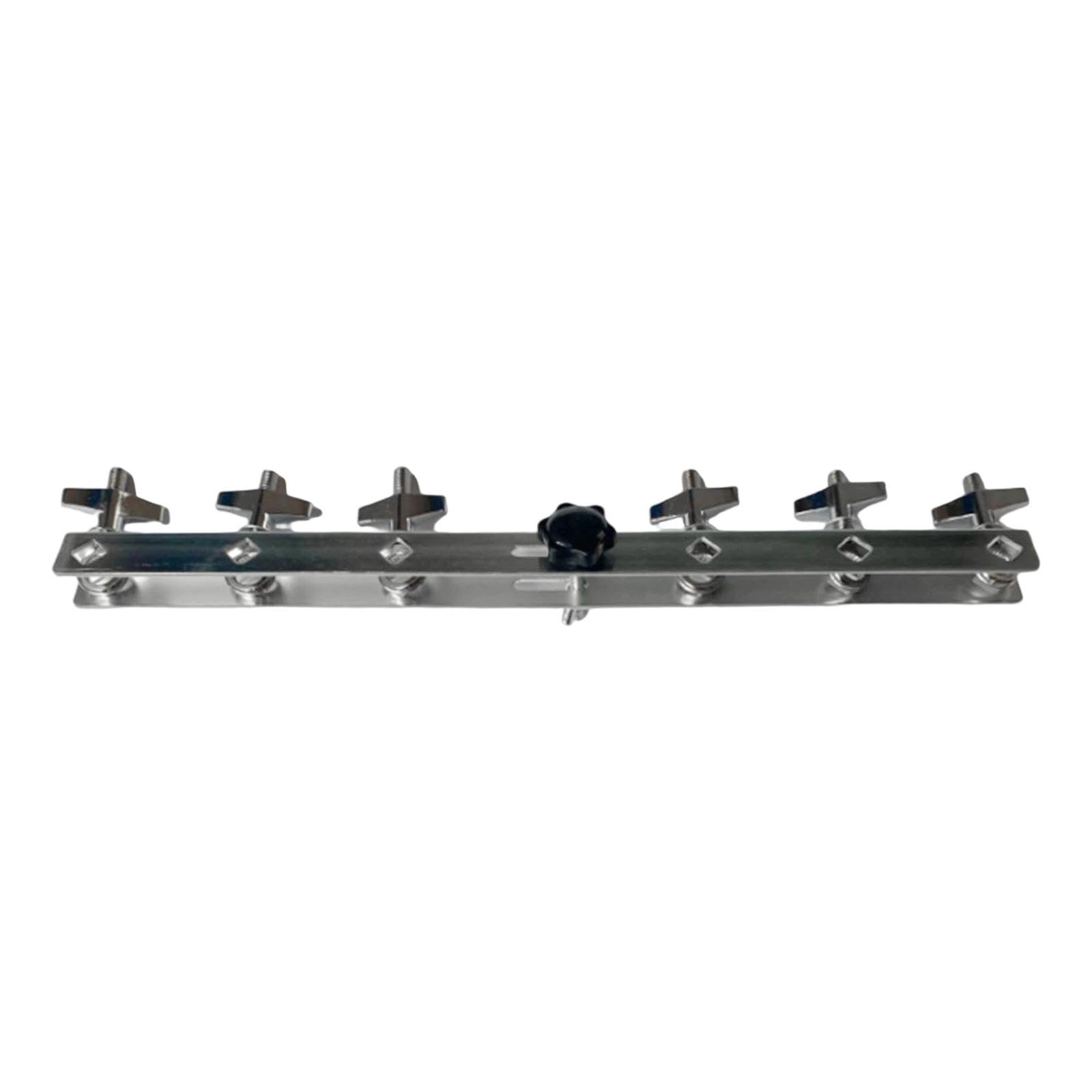 Oshhni Kuhglockenhalterung Verlängerungsklemme Instrumentenzubehör Bassdrum Ständer Und Schlagzeug Teil für Schnelle Montage An Stativen für Touren Live Sho, 38.8 Cm X 6.4 Cm X