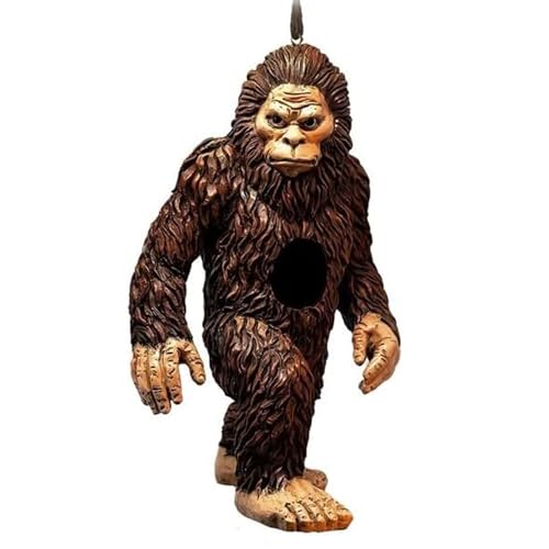 Image of Spoontiques Big Foot Birdhouse, Multicolor, Garden Decor - Decorative Birdhouse for Yard and Garden Decoration