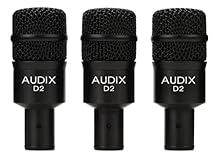 AFFORDABLE PERCUSSION MICROPHONES: The Audix D2-Trio pack offers three versatile microphones at an impressively affordable price, ensuring rich and impactful sound capture for your toms, congas, reeds, and wind instruments. PRECISE RECORDINGS: Say go...