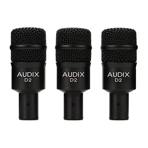 AUDIX Kit de Micrófonos para Batería D2 Trio