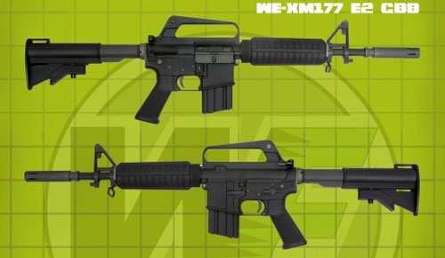 Amazon | WE XM177 E2 コマンド ブラックカービン GBB WEGB14