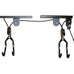 Anclaje Bicicleta Garaje Top Fahrrad-Wandhalter Bike-Lift Bikelift, Unisex, Negro, 99 x 4 x 8 cm