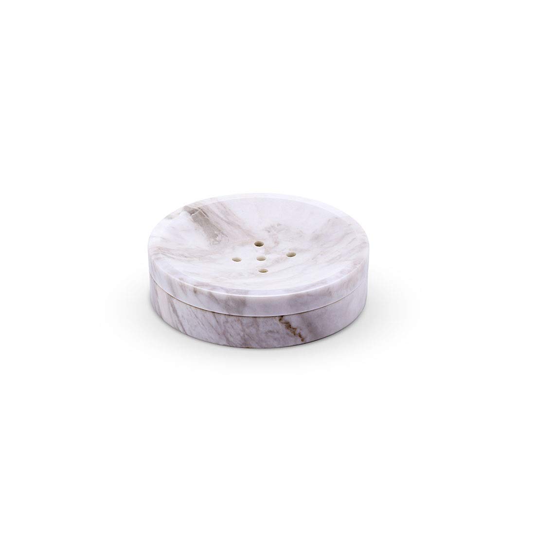 Jabonera Baño Mármol Natural Jabón Doble Plato Fregadero Cuarto de baño bañera Jabonera Jabonera Plato Caja Esponja jabonera Plato escurridor Jabonera Ducha