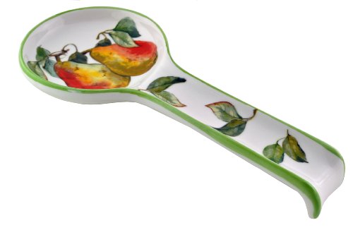 Pear Spoon Rest, 9.5-Inch by 5-Inch