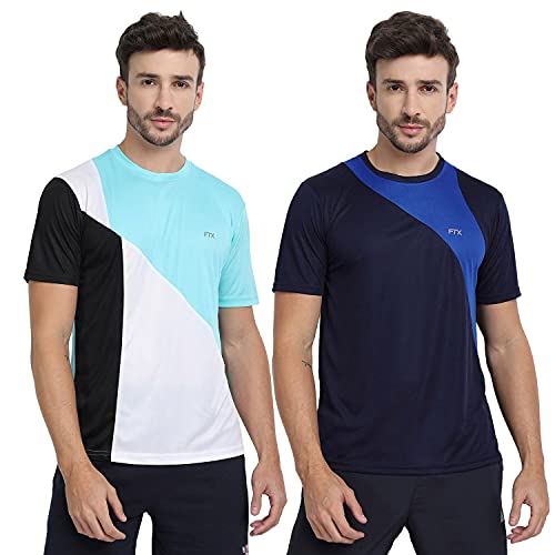 Image of FTX Men's Dri-Fit Round Neck T-Shirt Combo - Pack of 2 (710)