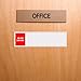 Office Door Sign,Do Not Disturb/Please Knock/Out of Office/in a Meeting/Working Remotely Sign, That Lets Others Know Whether You're Available Or Not-Acrylic,(10