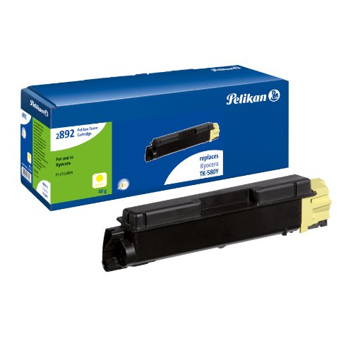 Cartouche imprimante laser jaune Pelikan 4223043 TK-580Y toner de rechange
