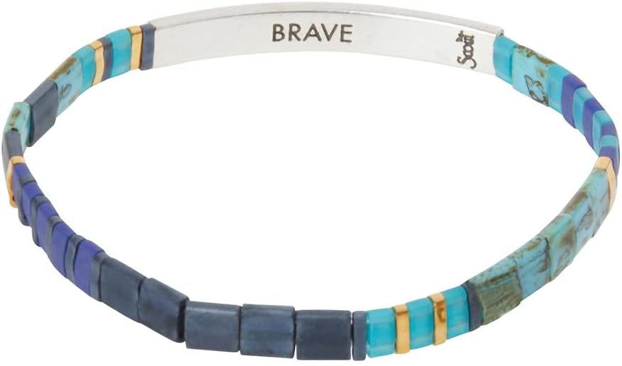 Scout Curated Wears - Good Karma Miyuki Bracelet - Brave Cobalt/Silver