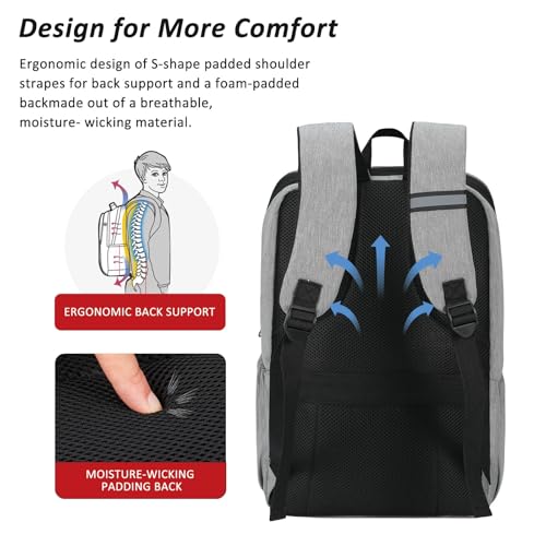 Image of Travel Laptop Backpack with USB Charging Port+Anti-Theft[Water Resistant] College School Bookbag Fits 16 Inch Laptop
