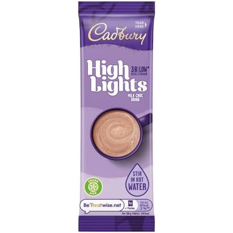 Cadbury Highlights Instant Hot Chocolate Sachets - 30 Pack Cover