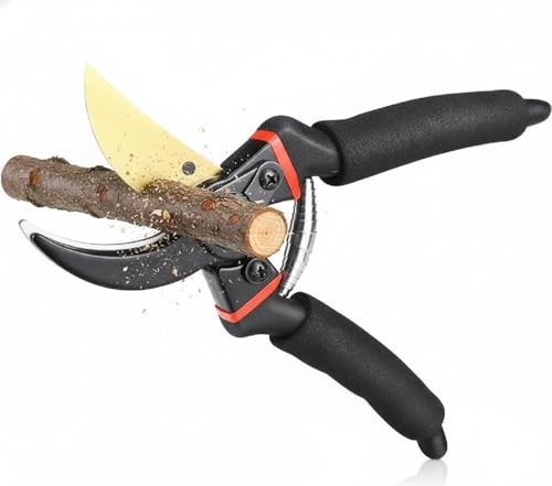 Image of Aditi Enterprise 8 Inch Gardening Scissors Plants Scissor | Garden Shear Tree Branch Pruner | Gardening Cutter Tool | Plant Cutter for Home Garden | Wood Branch Trimmer (pruners for gardening)