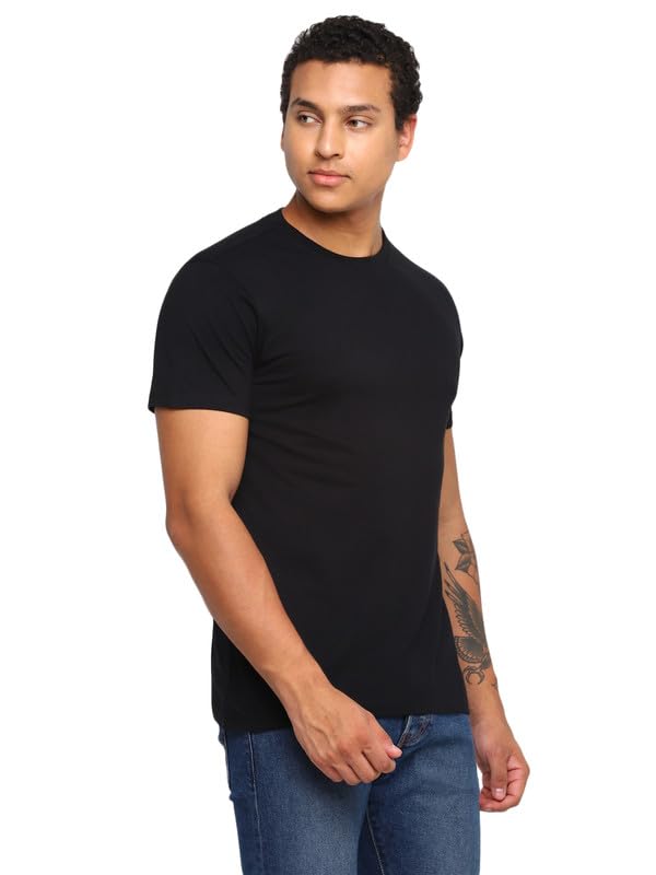 Image of AMERICAN CREW 100% Supima Cotton Round Neck T-Shirt for Men