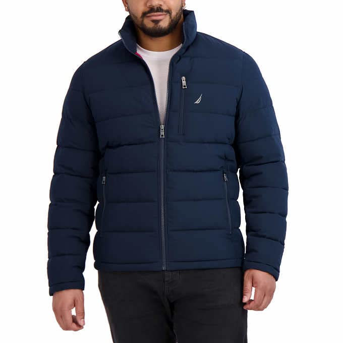 Nautica Mens quilted Puffer jacket XXL blue at Amazon Men's Nautica Mens quilted Puffer jacket XXL blue at Amazon Men's