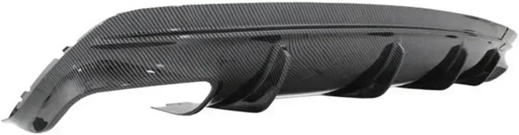 Compatible for Mercedes Benz CLA-Class W117 CLA260 16-19 CLA45 Style Rear Bumper With Chrome Silver Exhaust Pipes Accessories Drag Reduction DiffuserCarbon Fiber Diffuse