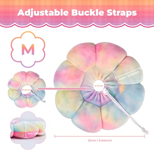Image of Adjustable Dog Cone Collar, Soft Dog Elizabethan Collar Recovery E Collar After Surgery, Recovery E-Collar for Kittens /Puppies and Cats Recovery (Pink, M)