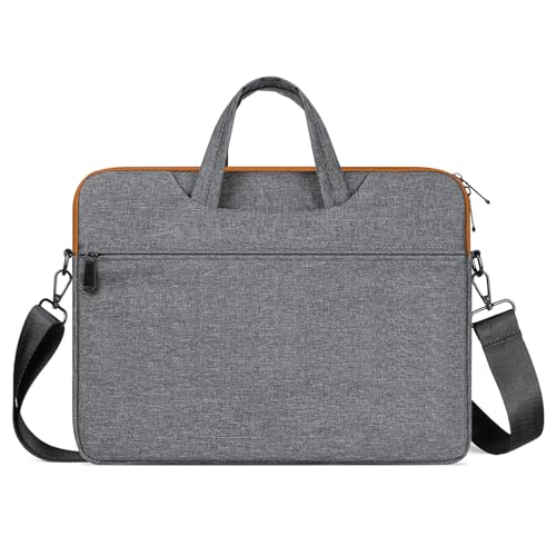 DUX DUCIS LBJC Series 14-15.4 inch Laptop Handbag Polyester Notebook Bag Anti-shock Crossbody Bag - Dark Grey (B0D6VNFHVV) Amazon Price History, Amazon Price Tracker