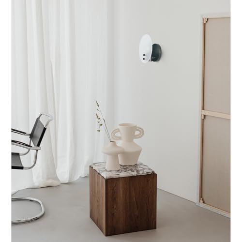 Image of Modern Soft Black Wall Sconces, Room Decor Wall Light Fixture with Oval Style Frosted Glass Shade, Bedroom Decor Wall Mount Light, Wall Lamp for Bedroom,Living Room, Bedside, Bathroom