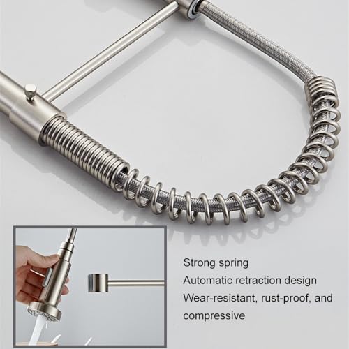 Robinet mitigeur extractible pour nettoyer grands plats - 4
