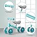 Balance Bike for 1 Year Old Boys Girls Colorful Lighting Baby Balance Bike Toys First Ride on Toys 10-24 Month Toddler 12-24 Month First Bike Infant Birthday Gift Baby Walker Bike with Adjustable Seat