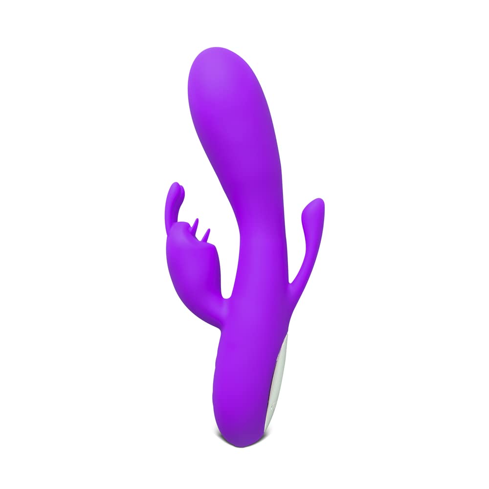 BeHorny Rabbit Vibrator G-Spot Clitoris Stimulator, Rechargeable, Mega-Power Sex Toy