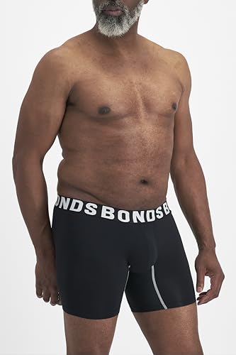 Bonds Men's Underwear Anti-Chafing Boxer Briefs Pack, Chafe Off Men's Boxer Briefs, Viscose/Bamboo Underwear for Men, 3-Pack4