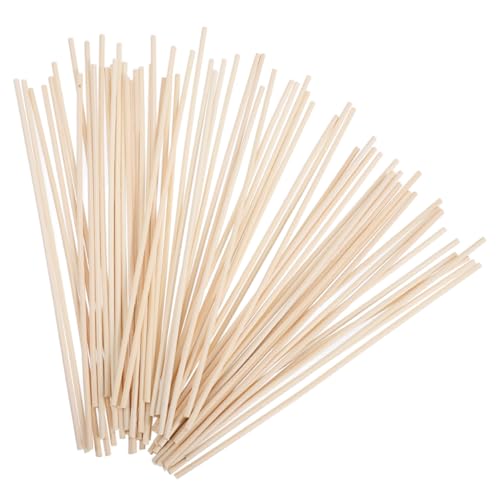 ABOOFAN 100pcs Aromatherapy Rattan Diffuser Sticks Essential Oil Diffuser Refills Oil Portable Aroma Sticks for Room