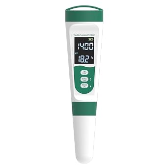 Water Quality Test Pen TDS pH Meter EC Pen Multi-Function 5 in 1 Salinometer