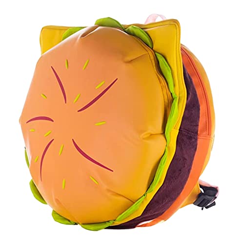 Vseutiac Mochila Portátil de de Hambúrguer, Ideal para Uso Diário, Viagens E Férias.