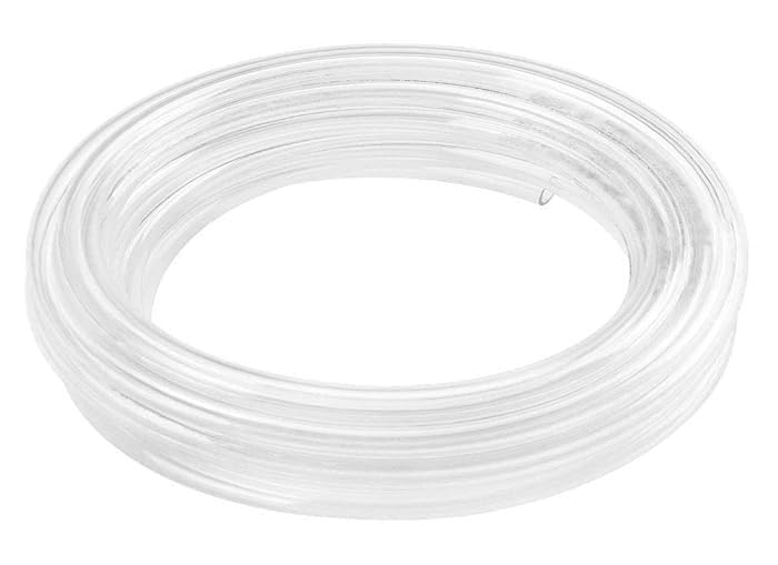 8mm x 5mm Pneumatic Air Compressor Tubing PU Hose Tube Pipe 2 Meter White 2Mtr 6.56Ft 8mm x 5mm Pneumatic Polyurethane PU Hose Tube Pipe White transplate-image-48