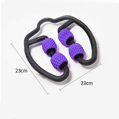 Massageador de rolo de espuma Besportble, haste de espuma, relaxador muscular, ponto gatilho, pantur