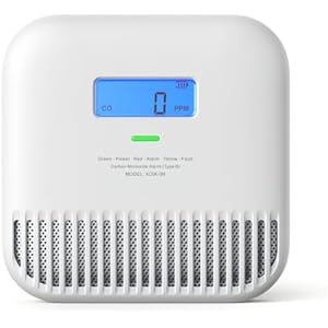 X-Sense Kohlenmonoxid Melder, tragbarer CO-Melder, integrierte 10-Jahres-Batterie, XC0K-SN, 1 Stück