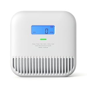 X-Sense Kohlenmonoxid Melder, tragbarer CO-Melder, integrierte 10-Jahres-Batterie, XC0K-SN, 1 Stück