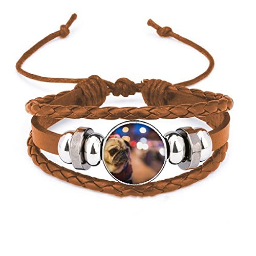 Bracelet en cuir photo chien : ne vous séparez plus de votre animal