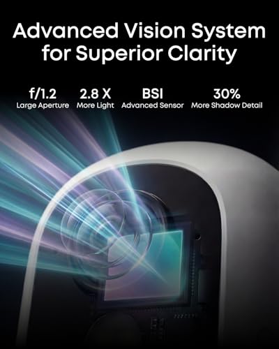 Image of eufy Security eufyCam C35, Wireless Security Camera, Outdoor and Indoor, Magnetic Mount, Color Night Vision, Local Storage, No Monthly Fee, IP67, Supports Solar Panel, White