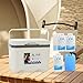 Menolana Camping Cooler, Ice Box Chest, for Freeze/Hot Food 6 L with Ice Pack Cold Storage Case for Yard Camping Beach Hiking Fishing, White