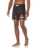 Reebok Herren UFC Fight Night Authentic Gladiator Shorts, Herren, Ufc Fight Night Authentic Gladiator Short, schwarz, 32
