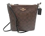 Coach Signature North/South Crossbody F37491 Signature Coated Canvas