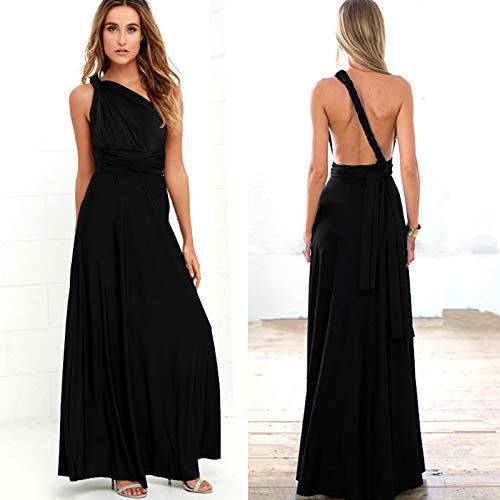Robe longue transformateur multiposition pour demoiselle d'honneur