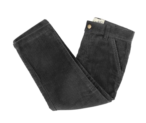 Buyless Fashion Boys Pants Flat Front Straight Cut Wide Corduroy Pattern3