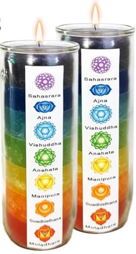 Listado de Veladores los mejores 10. 38 7 CHAKRAS VELADORA AROMATICA