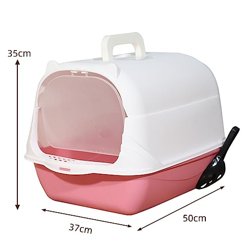 Arenero para Gato Cerrado con Tapa Rosa miniatura 6