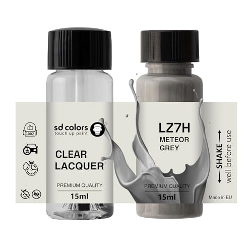 SD COLORS METEOR GREY LZ7H - Pintura para retocar (15 ML), color gris